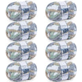 Cozyful Chunky Yarn for Hand Knitting - #10 Chunky Chenille Blanket Yarn, Jumbo Big Thick Chunky Yarns for Crocheting, Tie Dye Bulky Knit Yarns, 8 Skein (20 yds 8 oz Each Skein), Cream&Sage&Grey&Khaki - color: Cream&Sage&Grey&Khaki