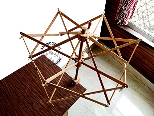 Swift Yarn Umbrella Winder XXL Hand Operated Knitting Winder Tools Holder Wool String Ball Winder Machin Strong Gift for All World