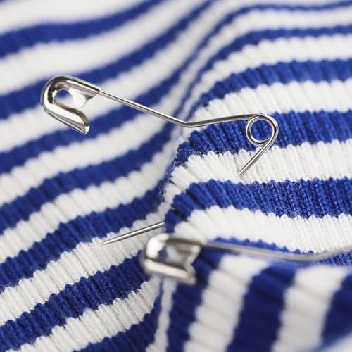 100 Pcs Curved Safety Pins for Quilting Basting Pins 38mm/1.5inch | 100 Pack Curved Safety Pins for Quilting Basting Pins 38mm/1.5inch Quilting Safety Pins Stainless Steel Quilting Pins - size: 1.5 inch