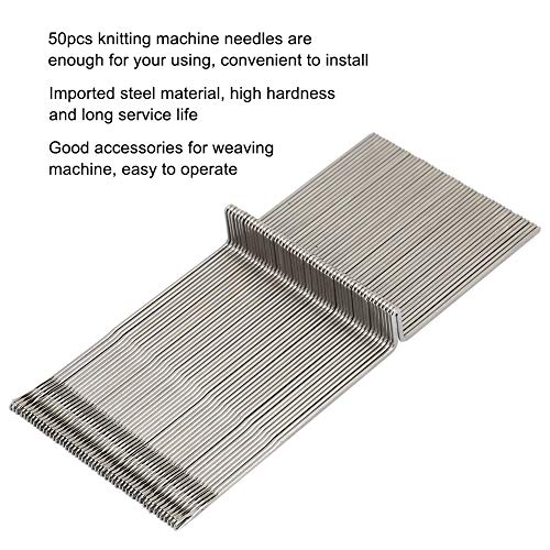 Knitting Machine Needles, Durable Steel, Universal Point, 13.8cm/5.43in, Sewing Machine Needles, for Wool, Yarn, Home Crafters, DIY Projects
