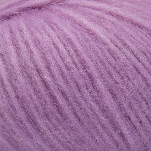 Baby Alpaca Merino Yarn 3 Skeins 150g Worsted Weight Knitting Lavender F. | Pullu baby alpaca merino blend made in Peru 3 skeins 150g 426yd total for knitting and crochet sweaters scarves and hats - color: Lavender Fields