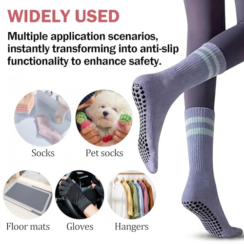 50ml Black Sock Stop Glue, Washable Anti-Slip Coating for Socks | Water-based, latex-free coating adds washable, waterproof grip to socks, pet socks, mats and other fabrics. - color: Black