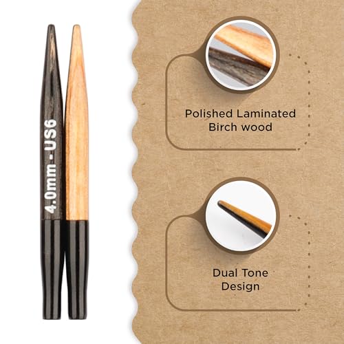 Knitter’s Pride Day & Nite Interchangeable Needle 2""(5cm) - US 6(4mm) - size: 4.00mm
