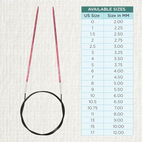 KnitPro Dreamz Fixed Circular Needles 16" (40cm) | US Size 2 (2.75mm) - size: US 2 (2.75mm)