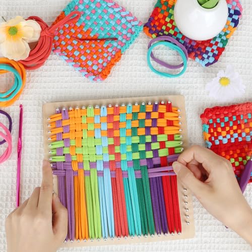 Coopay Loom Loops Refill 360 PCS - 12 Colors - Weaving Loops | for Potholder Loom Kit Weaving Loops Art Colorful Loops Art for Beginners, Crafts Ideal Gift - size: Standard Refill Loops