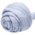 3.53oz Needle Felting Wool Roving for Needle Felting Ash Blue Felting Wool | Wool Roving Bulk Roving Wool for Felting Pure Wool Chunky Yarn Spinning Wet Felting Diy Hand Spinning - color: ash blue