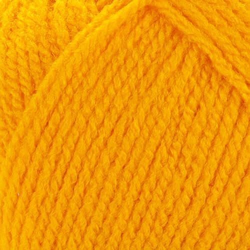 YarnArt Baby 100% Acrylic Knitting Yarn – 50g (150m) | Ultra-Soft & Lightweight | Baby & Kids’ Sensitive Skin Safe | Durable & Easy to Work with | Perfect for Knitting & Crochet (Baby, 586) - color: Mustard Yellow, style: Baby