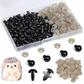 320Pcs Safety Eyes for Crocheting 8mm Amigurumi Craft Doll Eyes | Crochet Animals with Washers, Small Stuffed Animal Eyes for Plush Dolls Bear Doll Making Supplies - size: 8mm