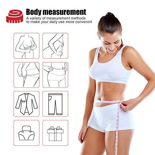 Tape Measures Retractable, Fabric Measuring Tape, 60 Inch Small Sewing Tape Measure for Craft Nursing Medical Travel(3 Pack/Blue Yellow Red) - color: Blue, Yellow, Red