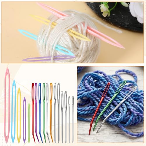 Assorted Yarn Needles Darning Tapestry Large Sewing Eye Weaving Needle | Big Darning Crochet Wool Finishing Knitting Needles for Thick Bulky Yarn