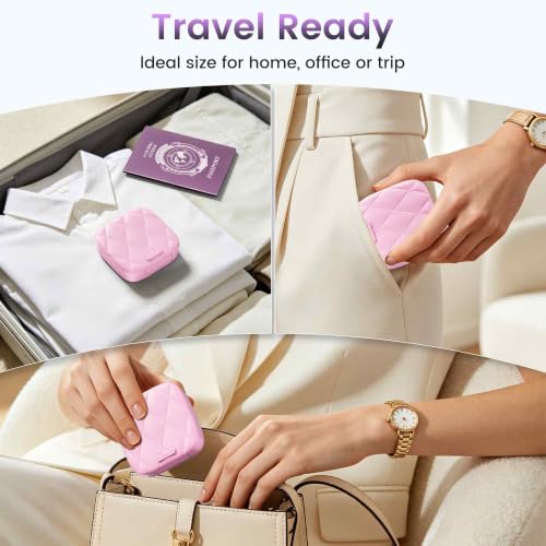 Betife Premium Pill Organizer 2 Times a Day (Pink) - color: Pink