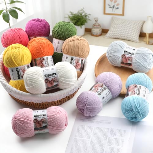 Skinny Chenille Yarn for Crocheting and Knitting - 1 Pack of 100g/317yds Ultra Soft Fluffy Plush Velvet Yarn - #2 Crochet Yarn for Amigurumi, Blankets, Plush Dolls, Baby Clothes (1, Navy Blue) - color: Navy Blue