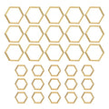 Moofey 30PCS Knitting Accessories, Knitting Stitch Markers, Metal Stitch Markers for DIY Craft