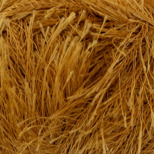 Makromecity Eyelash Yarn – Fuzzy Fun Fur Yarn, 3.53 Oz (100g) 150 yd (140m), Weight 3 Light, Premium Polyester Novelty Feather Yarn for Scarves, Amigurumi, Plush Toys & Craft (Mustard, 1 Skein) - color: Mustard, size: 1 Skein