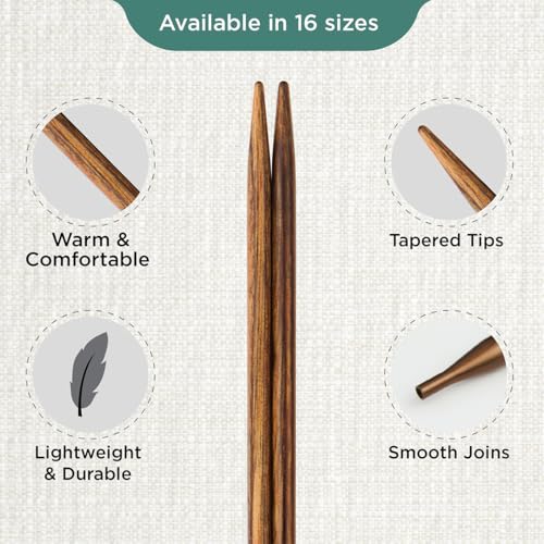 KnitPro Ginger Interchangeable Circular Needles 5" (13cm) | US Size 2.5 (3mm) - size: US 2.5 (3mm)