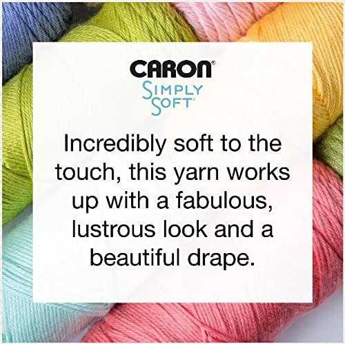 Caron Simply Soft Yarn for Crocheting & Knitting, Kelly Green, 3-Pack | #4 Worsted Medium, Soft 100% Acrylic Yarn for Crochet, Knitting, Blankets and Crafts, 315 Yards, 170.1g/6oz per skein - color: Kelly Green, style: Simply Soft