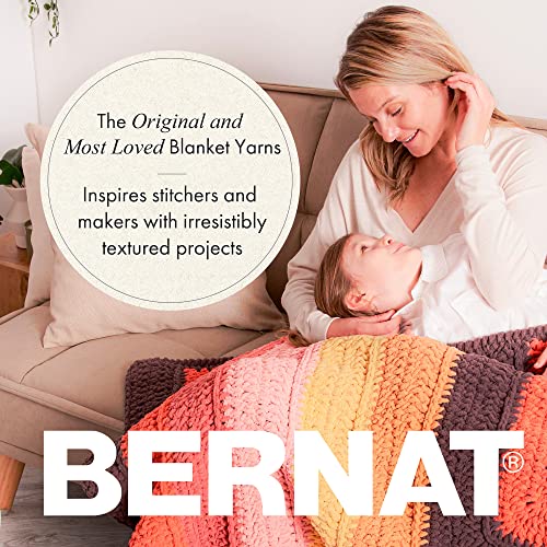 BERNAT BABY BLANKET YARN 300G 10.5 OZ, MOUNTAIN MIST - color: MOUNTAIN MIST, size: 1 Pack
