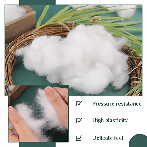 LOKUNN Polyester Fiber Pillow Stuffing, 60g+100g, Plush, Washable, Animal Theme, Furniture Cushion