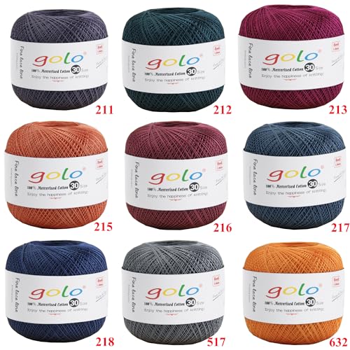 golo Crochet Thread for Hand Knitting Green Yarn 3346 - color: 3346 Green