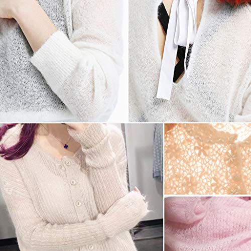 Tebatu Mohair Cashmere Knitting Wool Yarn, DIY Shawl Scarf Crochet Thread Supplies