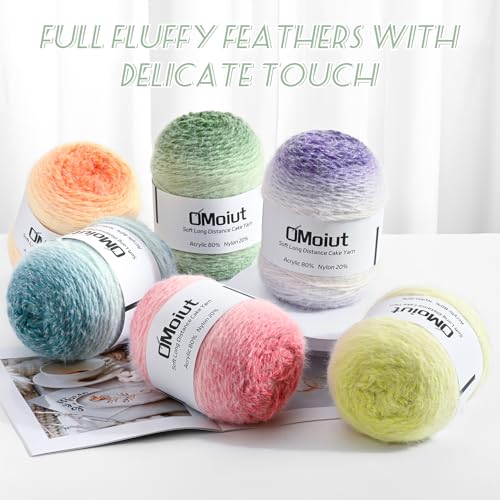 3 Pack Ombre Crochet Yarn Cake - Baby Blanket Yarn for Crocheting Soft - 20% Nylon 80% Acrylic Amigurumi Yarn - 570g/20.1oz Gradient Yarns for Crocheting &Crafts(3 Light Yellow) - color: 3 Light Yellow