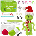 ALODNY Crochet Kit for Beginners,Christmas Crochet Kit for Beginners Adults,Knitting Kits Hooks Yarn Set with Step-by-Step Video Tutorials | Knitting Kits Complete Set with Step-by-Step Video Tutorials for DIY Projects,Craft Practice,Christmas Stocking St