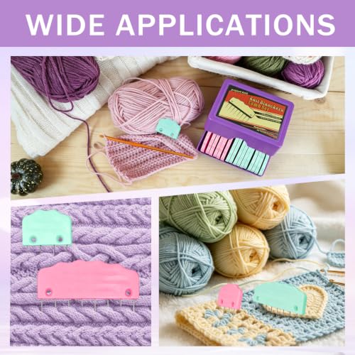 20PCS Knit Blocking Pins Kit, Knit Blocking Combs for Blocking Knitting Mats Crochet Lace Sewing & Needlework Projects Sewing Tool Device(Pink and Blue) - color: Pink, Blue