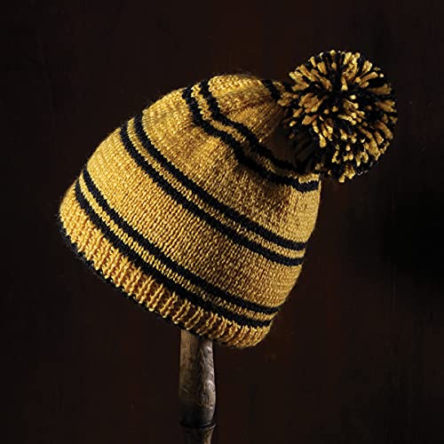 Hero Collector Hufflepuff Hogwarts House Beanie Hat Kit | Harry Potter Wizarding World Knitting Kits