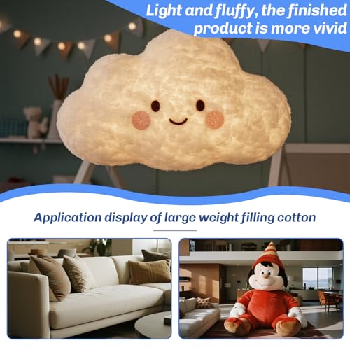 Bupete 2.6lb/41.6oz Polyfill Stuffing, (1.8oz~4.18lb) Pillow Stuffing | Pillow Filling Stuffing for Couch Pillows, Stuffing for Pillows, Fiber Filling Stuffing, Polyester Fiberfill Stuffing - color: White 41.6oz