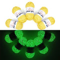 Glow in The Dark Yarn - 5 Pack Colorful-1 (260g/9oz | 273 Yards), Knitting & Crochet Thread for DIY Crafts, Christmas Gifts, Doll Making (Banana Yellow) - color: Banana Yellow