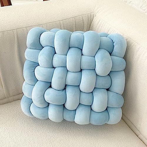 Velvet Chunky Yarn Bulky Giant Arm Knitting Yarn, Super Soft Tubular Weight Jumbo Y arn,DIY Crochet Hand Knitting Thick Yar n for Blanket,Pet Bed, Rugs Pillow,Handbag(2.2lb-Light Blue) - color: Light Blue, size: 2.2lb
