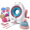 ROHSCE Knitting Machine, 22 Needles Knitting Loom Machine with Row Counter, DIY Knitting Board Rotating Double Knit Loom Machine Kit for Hat, Scarves, Gloves, Socks | DIY Knitting Board, Rotating Double Knit, DIY Craft Machines for Kids & Adults, Making H