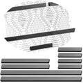 Flutesan 8 Pcs Knitting Chart Keeper Magnet Replacement Set Cross Stitch Line Keeper Knitting Pattern Holder Fold up Pattern Holder, Only Magnet(3 Size) - size: 3 Size