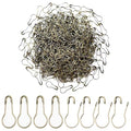500pcs Bronze Bulb Pins 0.8" Gourd Safety Pins for Craft Projects, Home Accessories - color: Bronze