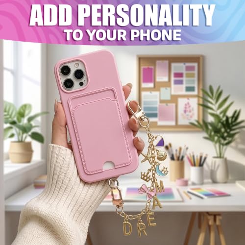 AZZORI Lip Gloss Keychain Making Kit, 284 Pcs, Plier & Ring Opener | Bag Charm Making Kit: 66 Cherry, Heart, Star, Pearl Bow, Fruit Charms, 26 A-Z Letters, Lobster Clasps; Gift-Ready in Zip Bags - color: Keychain Kit - 283 Pcs