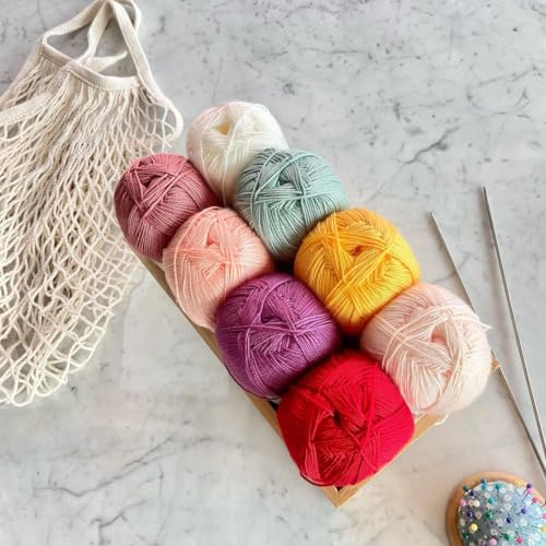 Estako Dream Soft Fine Microfiber Acrylic Yarn, Fingering Weight 1, Black | thin, crocheting projects, 100 g, 382 yds, baby clothes, socks, sweaters, shawls, doilies, machine washable - color: 70978 - Black, size: 1 Skein