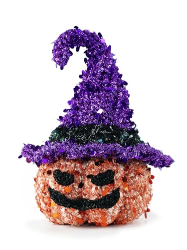 Artisanal Yarn Collection Multifiber Fancy Yarn for Knitting Crocheting Crafts DIY, Set of 3 Rolls (Purple Teardrop Sequins) - color: Purple Teardrop Sequins