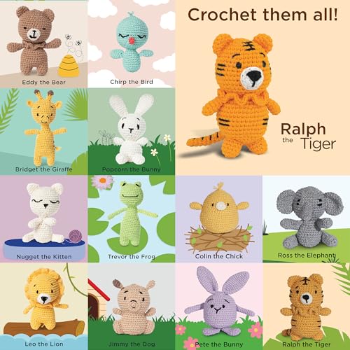 Red Heart Amigurumi Ralph The Tiger Kit - color: Ralph the Tiger