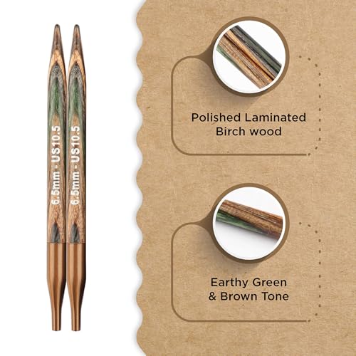 Knitter’s Pride Terra Interchangeable Needle 4""(10cm) - US 10.5(6.5mm) - size: 6.50mm