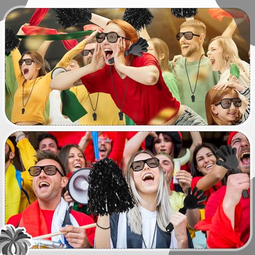 Realspring 148 Pcs Team Spirit Accessories for Sport Events - color: Black