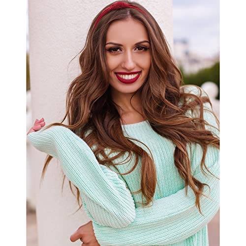 12 Pack Flower Headbands Non Slip Wide Girls Cute Boho Knotted Head Bands Hair Accessories Fashion Birthday Gifts for Women - color: headbands 03