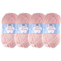 JubileeYarn Snow Blossom Yarn - DK Superwash Wool - Sakura - 4 Skeins - color: 17 Sakura, size: 4 Skeins