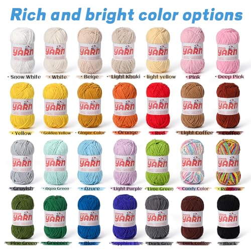 2 Pack Plush Chunky Chenille Yarn for Crocheting, Soft Fluffy Velvet Yarn for Crocheting Amigurumi, Fuzzy Baby Blanket Knitting 200g/262yds Bulky(2 Azure Blue) - color: 2 Azure Blue