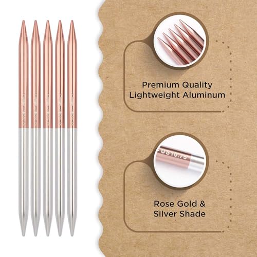 Knitter’s Pride Rosemist Double-Point Needle 6""(15cm) - US 10.75(7mm) - size: 7.00mm