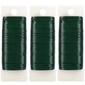 Tenn Well 3Pk 295ft 22 Gauge Green Floral Wire for Wreath Making | Florist ties for flower arrangements, Christmas ornaments, gardening, crafts