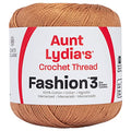 Red Heart Aunt Lydia Fashion Crochet Thread, 3, Copper Mist - color: Copper Mist, size: Size 3