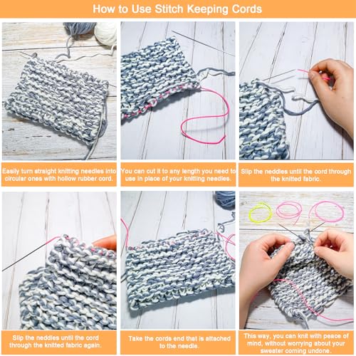 Hollow Pipe Rubber Tube 54 Yards 2mm Orange Rubber Saver with 1mm Hole | Tubing Knitting Barber Cord with Spool for Knitting Projects, Jewelry Making, Bead Creations - color: Orange
