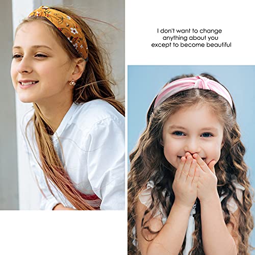Hairband - 12 Pack Wide Knotted Headbands for Women - Elastic Turban Boho Bandeau Hair Accessories for Washing Face, Yoga, Running, Hiking, Party, Traveling, Shopping - color: headbands 08