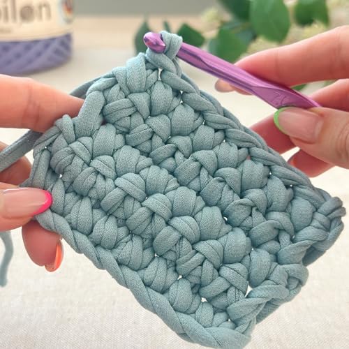 Bobilon 3-5 mm Thin Cotton T-Shirt Yarn for Amigurumi - Smoky | 100% cotton t shirt yarn for amigurumi, crochet, knitting and macrame; new fabric, not recycled; 109 yds - color: Smoky