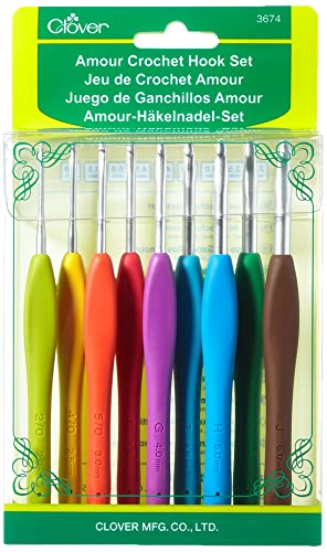 Clover 3674 Amour Crochet Hook Set, 1